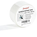 White Window Screen Repair Tape, 2 in X 15 FT Screen Repair Kit by Secopad