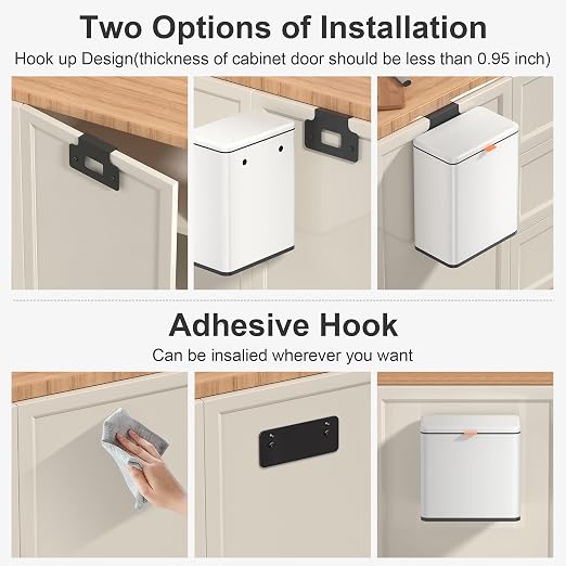 Mbillion Kitchen Compost Bin Hanging Trash Can - Image 4