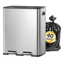 KUK 60 Liter / 16 Gallon Dual Trash Can by KUK