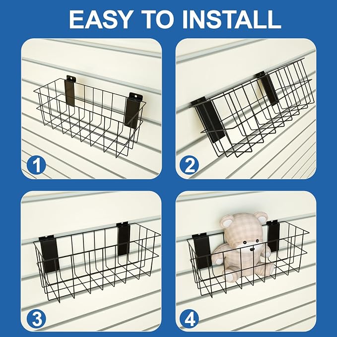 NeatiEase 29 PCS Slatwall Accessories Kit - Image 6