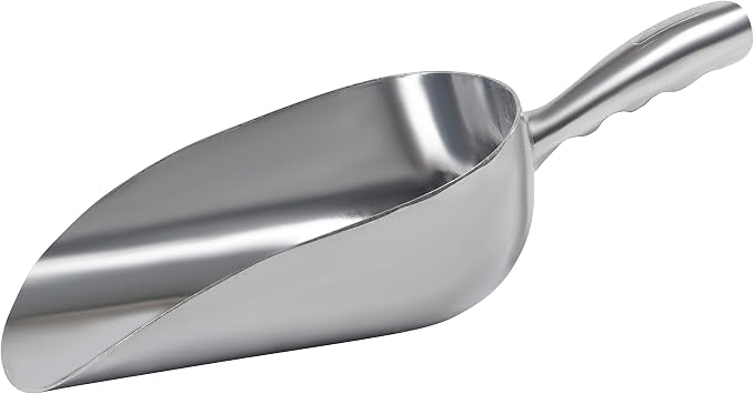 Cast Aluminum Utility Scoop - 58 oz. - Round Bottom by Nechtik