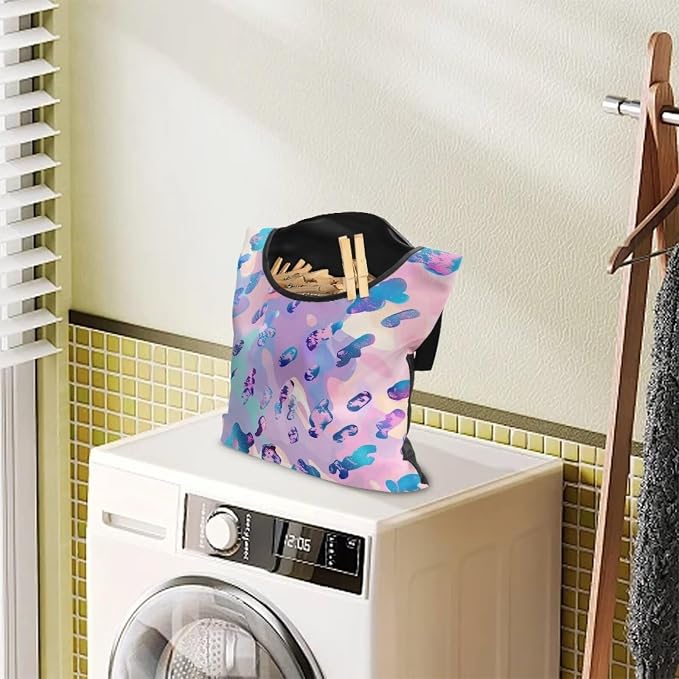 Leopard Print Clothespin Pouch Clothespin Bag - Image 3