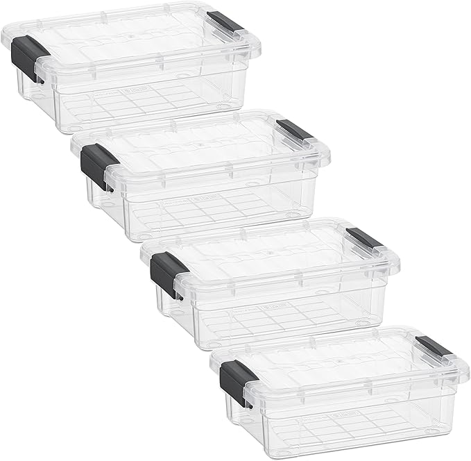 Superio Clear Storage Boxes by Superio