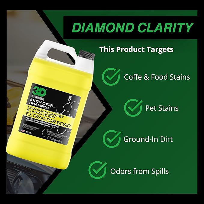 3D Extractor Carpet Cleaner Shampoo - Image 3