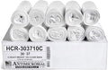 Aluf Plastics High Density Trash Bags, 30 Gallon, 10 Micron, by AlufPlastics