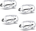 Anti-Fog Indirectly Vented Lab Safety Goggles Over Glasses by EinKau