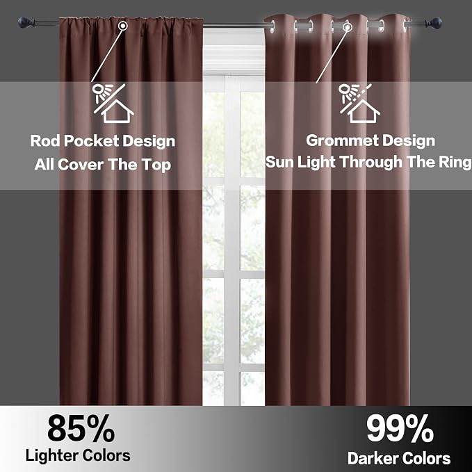 RYB HOME RV Curtains Blackout - Image 5