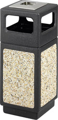 Safco Canmeleon Trash Can, 15 Gallons, Indoor and Outdoor Use, Durable & by SafcoProducts