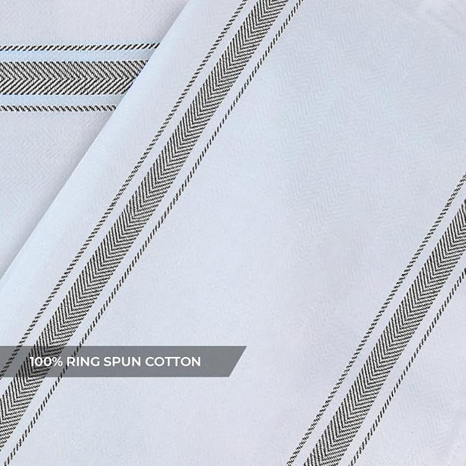 Dish Towels Set Size 15x25 Inch, 100% Cotton Soft & Absorbent Linen Kitchen - Image 5