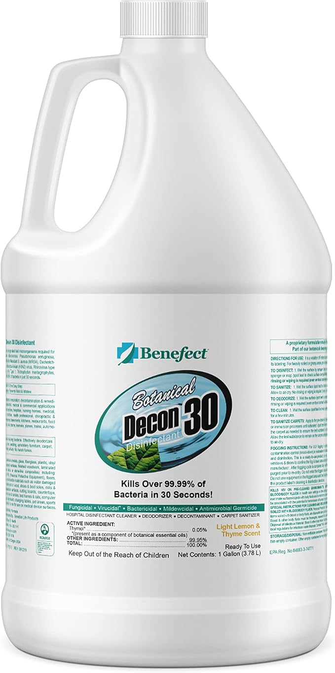 Benefect Botanical Decon 30 Disinfectant Cleaner by Benefect
