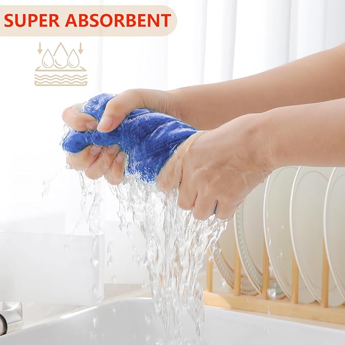Homaxy 100% Cotton Waffle Weave Kitchen Dish Towels, Ultra Soft Absorbent Quick - Image 3