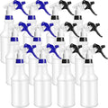 Eccliy 12 Pcs 16 Oz Plastic Spray Bottle, Adjustable Empty Reusable Sprayer by Eccliy