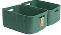 Large Storage Baskets for Shelves, Closet Organizers Bins for Clothes Blanket by MiniArkStorageBasketsHome