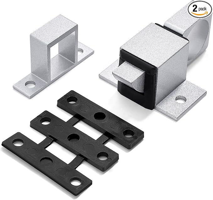 2 Packs Self-Closing Gate Latches, Aluminum Alloy Security Latch by INIRET