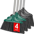 4 PCS Heavy Duty Broom Outdoor/Indoor Commercial Broom by KeFanta