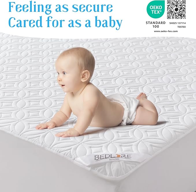 BEDLORE Waterproof Mattress Protector, California King Size Noiseless Mattress - Image 8