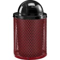 Global Industrial 36 Gallon Outdoor Steel Trash Can by GlobalIndustrial