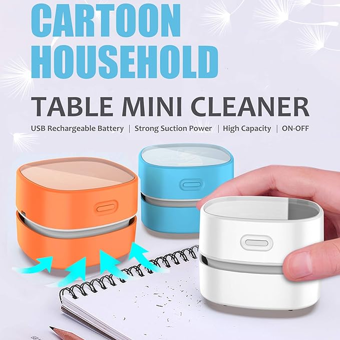 ODISTAR Desktop Vacuum cleaner, Mini table dust sweeper Energy Saving, High - Image 4