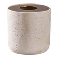Natural Travertine Textures Mini Trash Can by Polytree