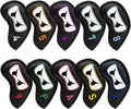 Premium Leather Golf Club Iron Covers by ALIENNANAGolf