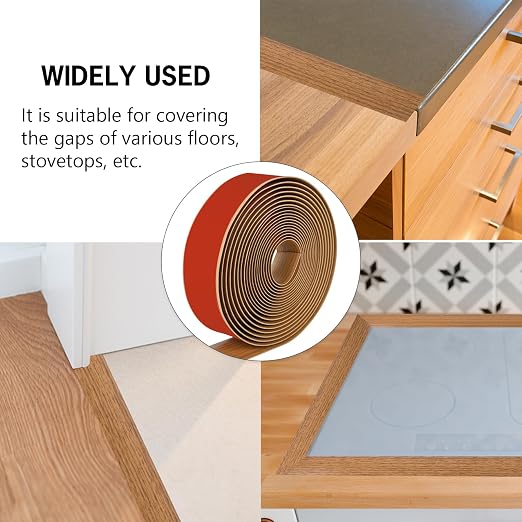 20Ft Floor Transition Strip Self Adhesive Vinyl Cover Floor Strip Flat Divider - Image 5