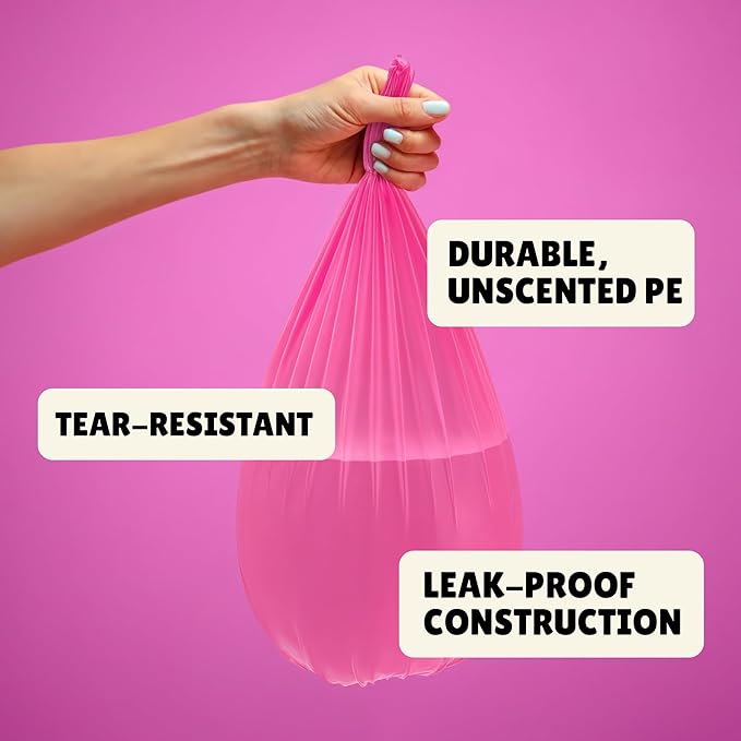 FORID 8 Gallon Trash Bags Multi Colored - Image 3