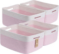 Large Storage Baskets for Organizing, Closet Shelf Baskets for Clothes Blanket by MiniArkStorageBasketsHome
