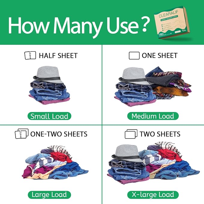 CLEARALIF Laundry Detergent Sheets, Apartments, Laundry Detergent Strips Eco - Image 3
