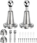 uxcell 2Pcs Magnetic Door Stopper, 304 Stainless Steel Magnetic Door Stop Catch by uxcell