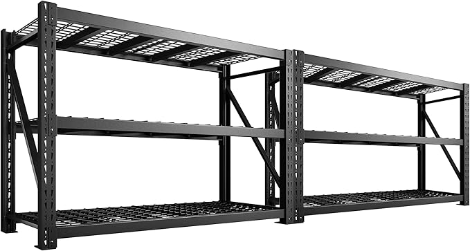Bepatio 7014LBS Garage Shelving Heavy Duty 67.6W Storage Shelves Adjustable by Bepatio