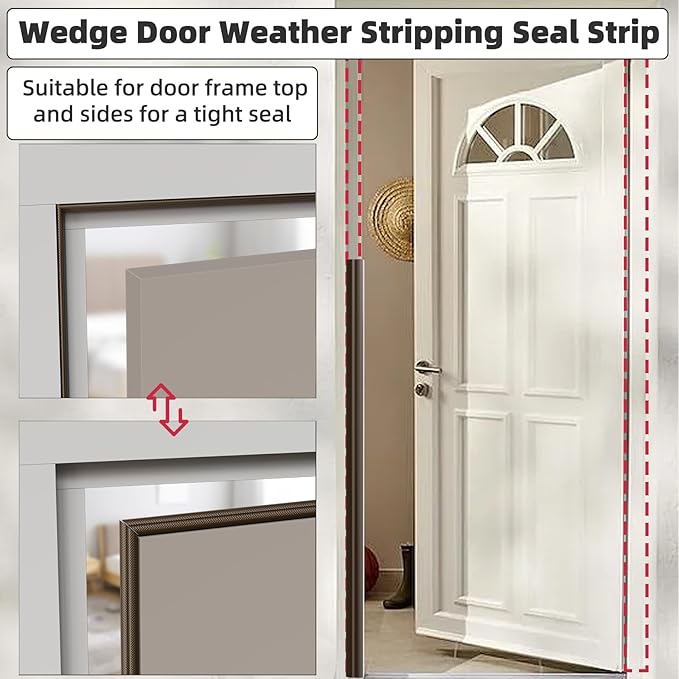 9.8 Ft Weather Stripping Seal Strip - Image 4