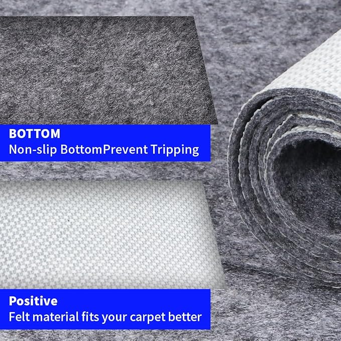 100% Waterproof Non-Slip 1/4” Extra Thick 6x9 ft Rug Pad - Image 5