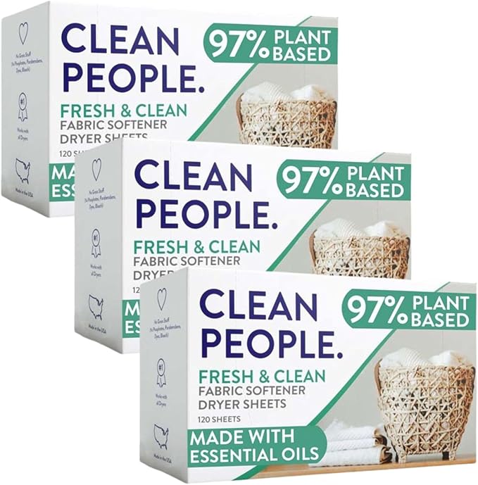 The Clean People Fabric Softener Sheets by CleanPeople