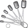 6PCS Narrow Measuring Spoons Set, Stainless Steel Measuring Spoon Fits in Spice by CreateHarmonyWithYourPet