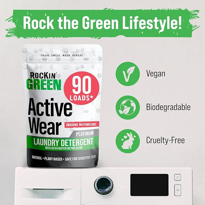 Rockin' Green Laundry Detergent, Plant based, All Natural Laundry Detergent - Image 6