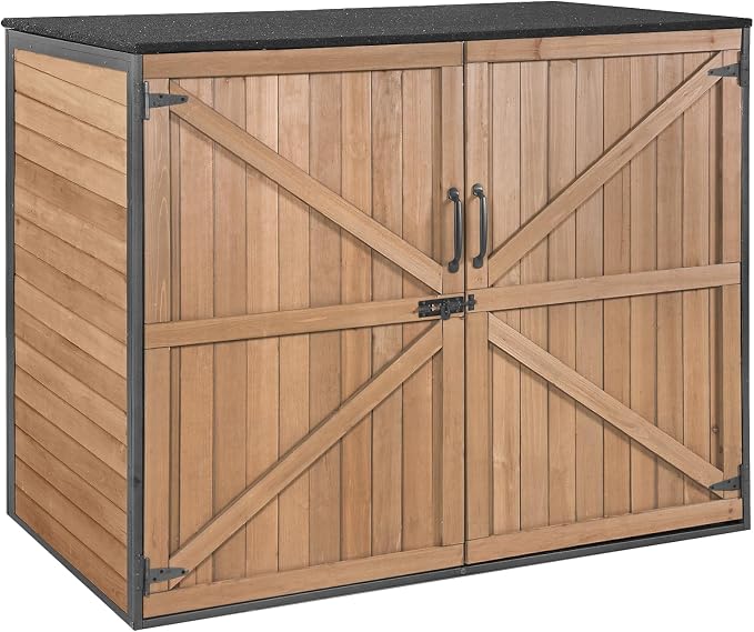 Aivituvin Outdoor Storage Shed Upgraded by Aivituvin