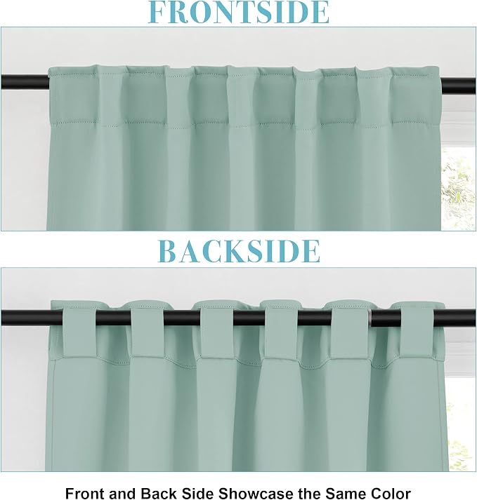 RYB HOME Bathroom Curtains Blackout - Image 2