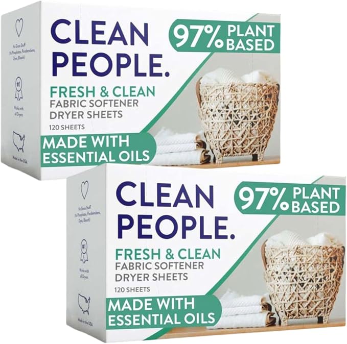 The Clean People Fabric Softener Sheets by CleanPeople
