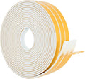 High Density Foam Weather Stripping Door Seal Strip Insulation Tape Roll by DualplexTalvania