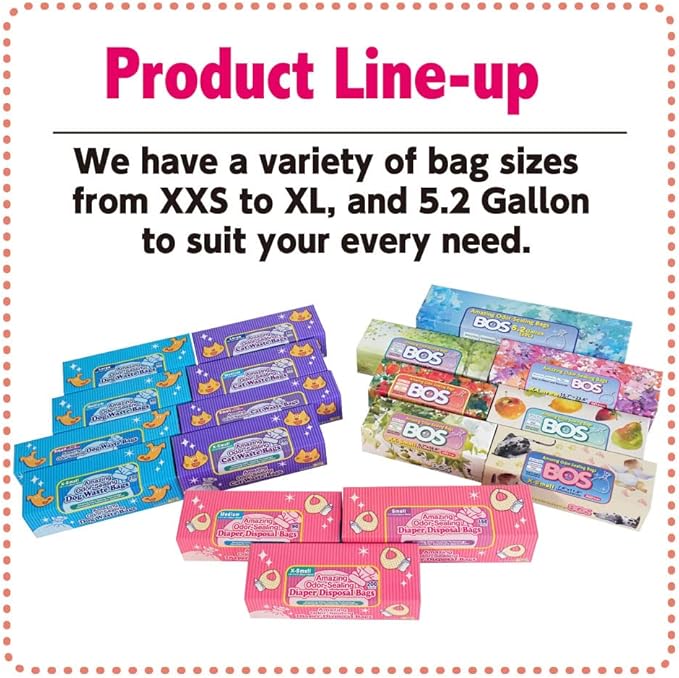 BOS Amazing Odor Sealing Baby Diaper Disposal Bags - Image 8