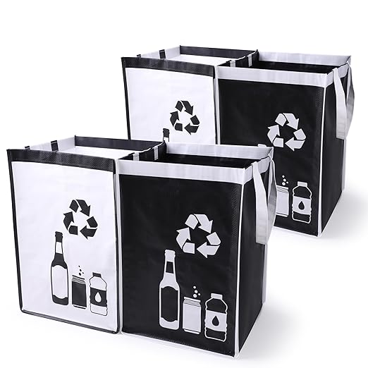 Recycle Waste Bag for Kitchen Home- Indoor Recycling Bins Trash Sorting by REFARICO