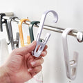 12 Pcs Large Clothes Pins Towel Clips, Strong Plastic Clothes Hanger. S Hook by MaxSparkling+life