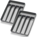 Silverware Organizer 2 Pieces Utenisl Organizer Holder Kitchen Drawer Organizer by Loyareal