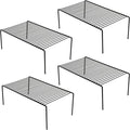 iPEGTOP 4-Pack 15.7 x 9.4 Inch Rustproof Metal Wire Kitchen Storage Shelves – by iPEGTOP