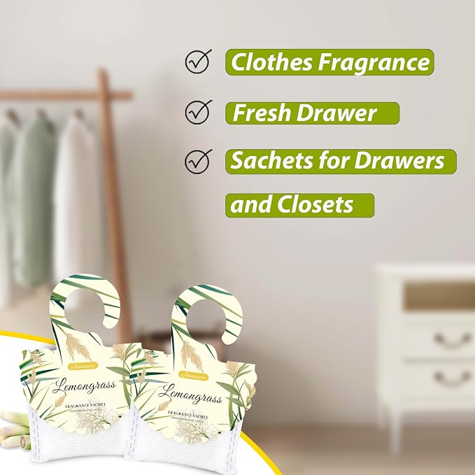 15 Packs Lemongrass Scented Sachets Bag - Image 4