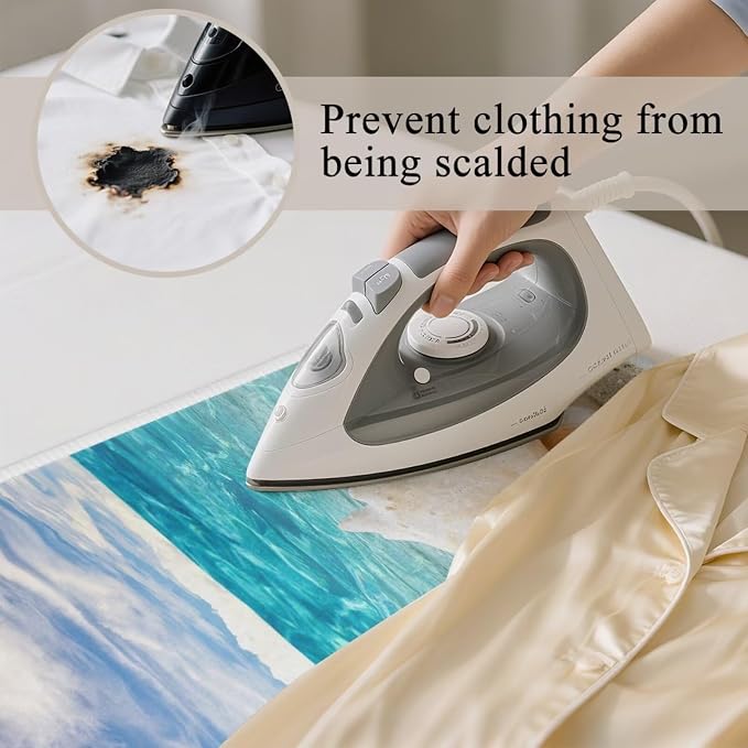 Ironing Mat Hawaiian Beach Heat Resistant Ironing Blanket Thick Portable Travel - Image 5
