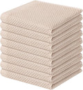 Homaxy 100% Cotton Waffle Weave Kitchen Dish Cloths, Ultra Soft Absorbent Quick by Homaxy