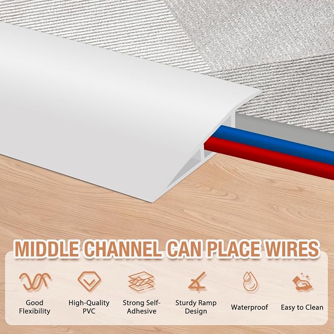 Floor Transition Strip Self Adhesive Vinyl Door Threshold - Image 3