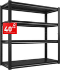 Raybee 40" W Garage Shelving Heavy Duty Storage Shelves 56.9" H Metal Shelving by Raybee