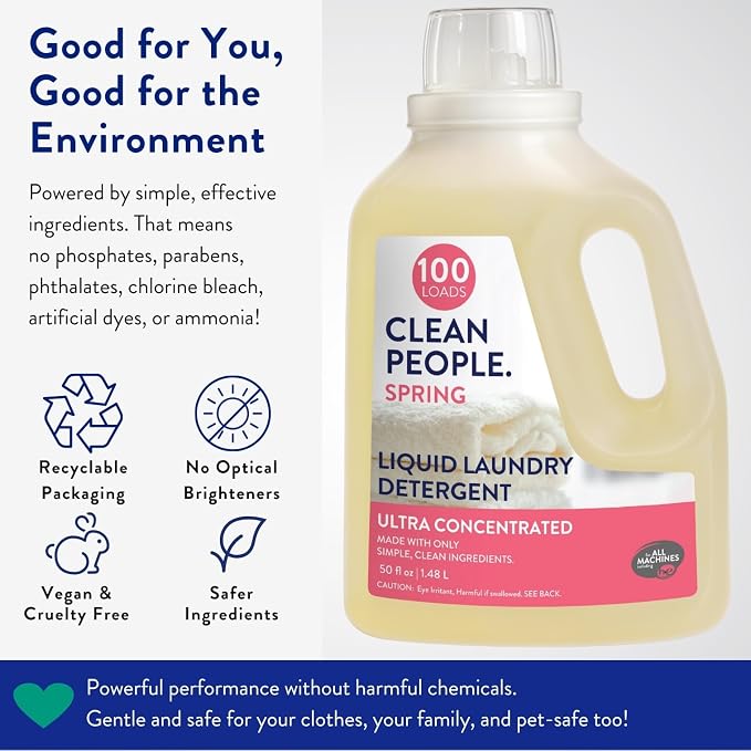 The Clean People Liquid Laundry Detergent - Image 3